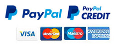 PayPal and all major cards accepted.